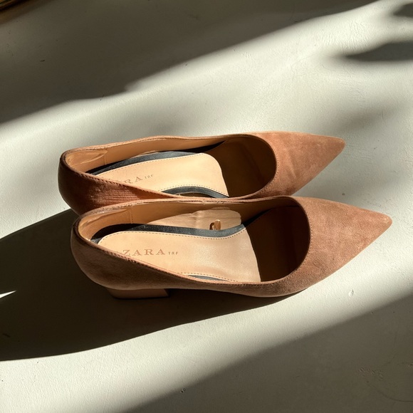 Zara suede heels, excellent condition, hardly worn size 41 (fits 9.5/10) - Picture 6 of 9